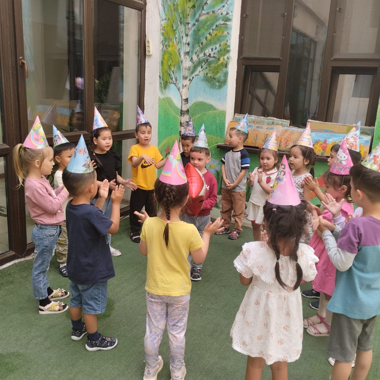 "Біз аспазшымыз" атты мерекелік іс-шара мектепалды "Еркемай" тобы.